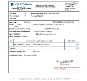 Nộp phạt vi phạm giao thông online bước 9