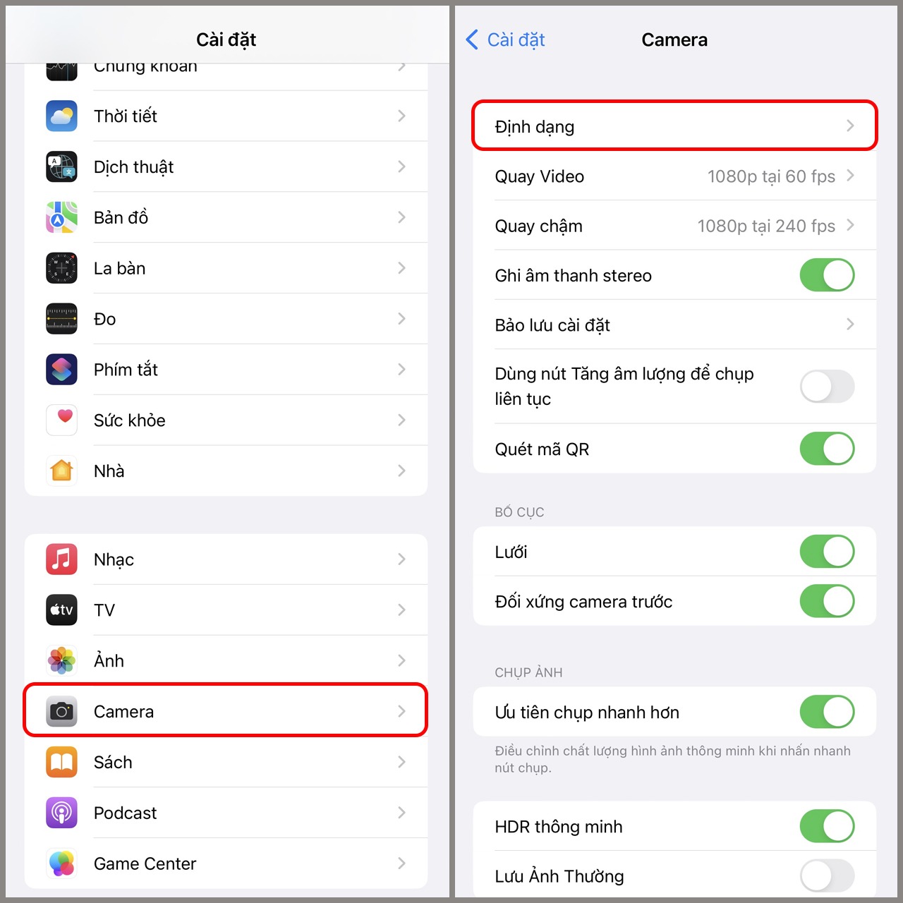 Cách lưu video camera trên điện thoại